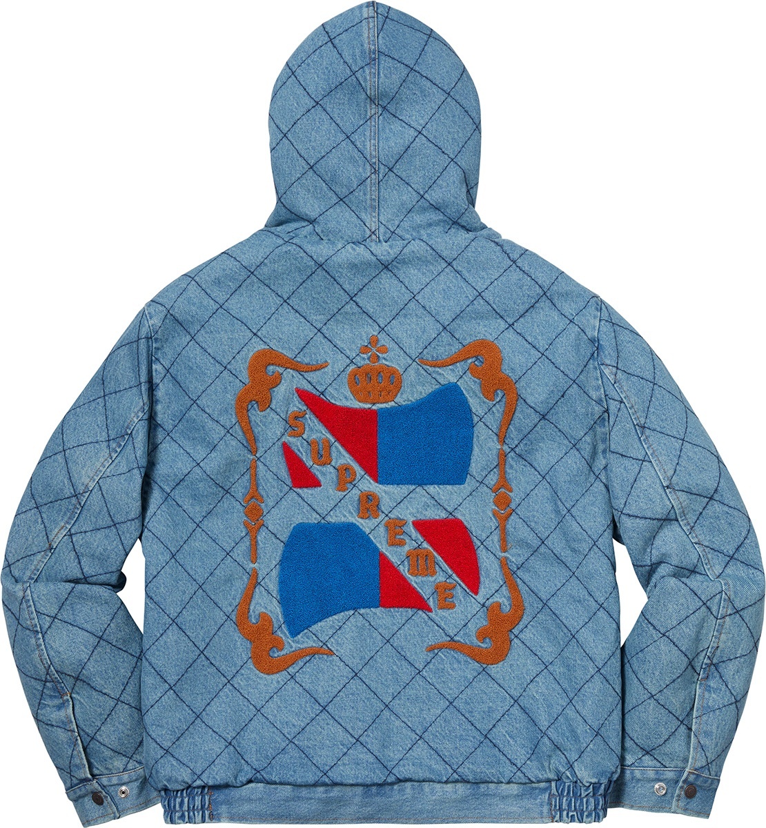 Quilted Denim Pilot Jacket view 7